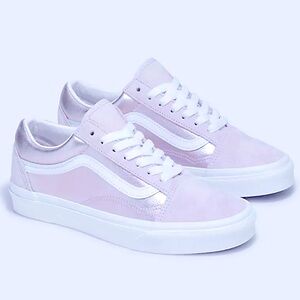 Brand new never worn - Vans Old Skool Metallic Lavender Shoes